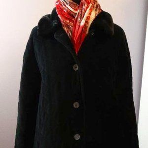 Lizsport Quilted Corduroy Coat